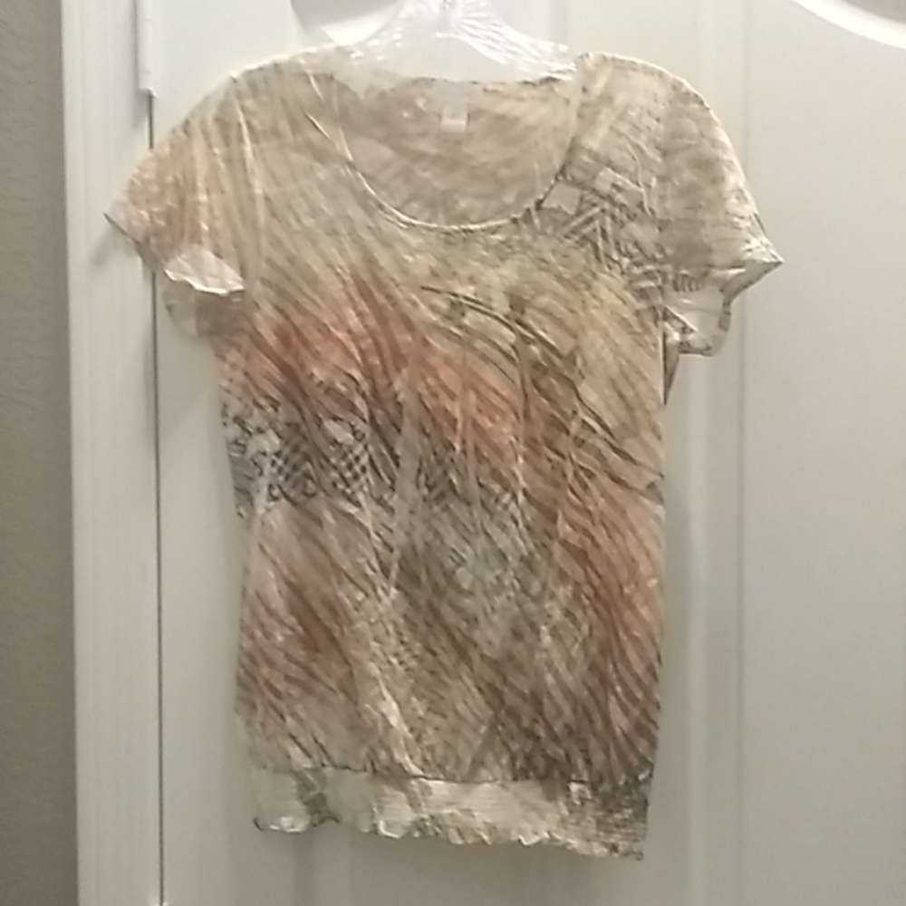 FINAL MARKDOWN Ladies Chico’s tee size 0 small 4